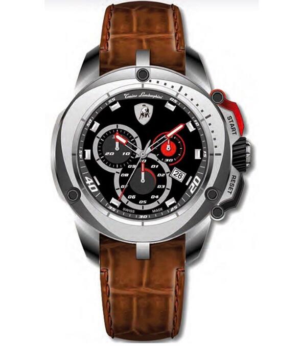 Lamborghini Shield 7800 7803 fake watch